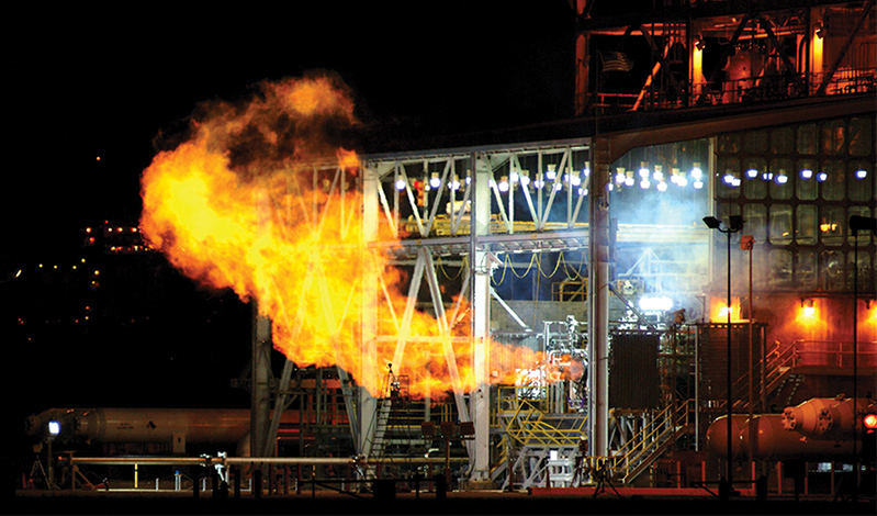 Rocket engine test stand