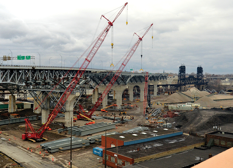 Bridge under construction