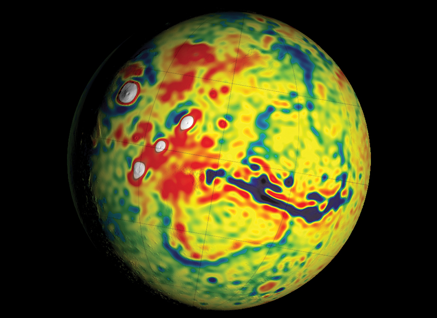 A gravity map of Mars