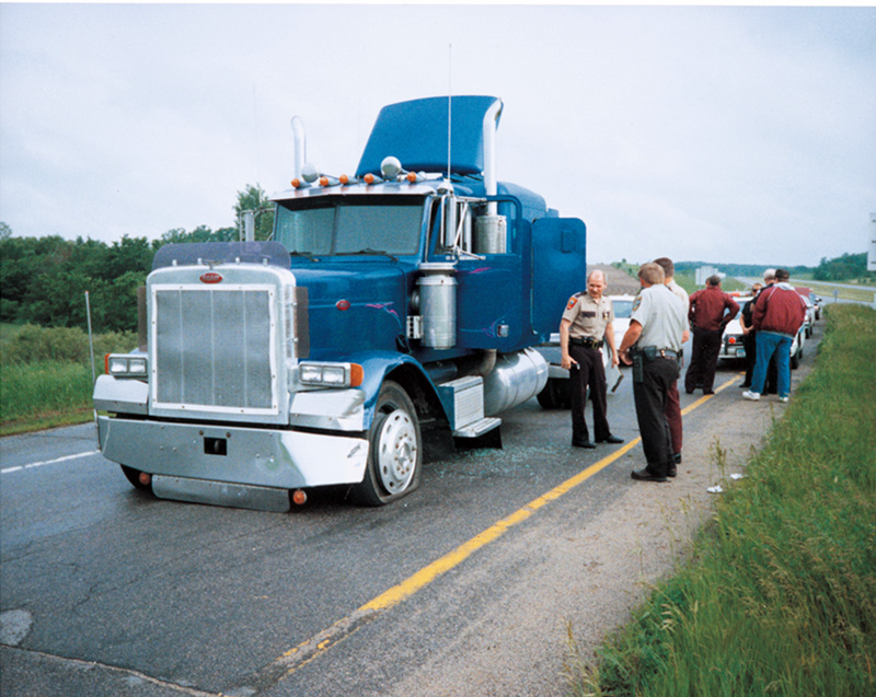 One of hundreds of trucks stopped by MagnumSpike!