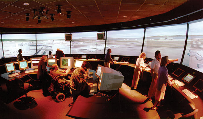 Virtual airport control center