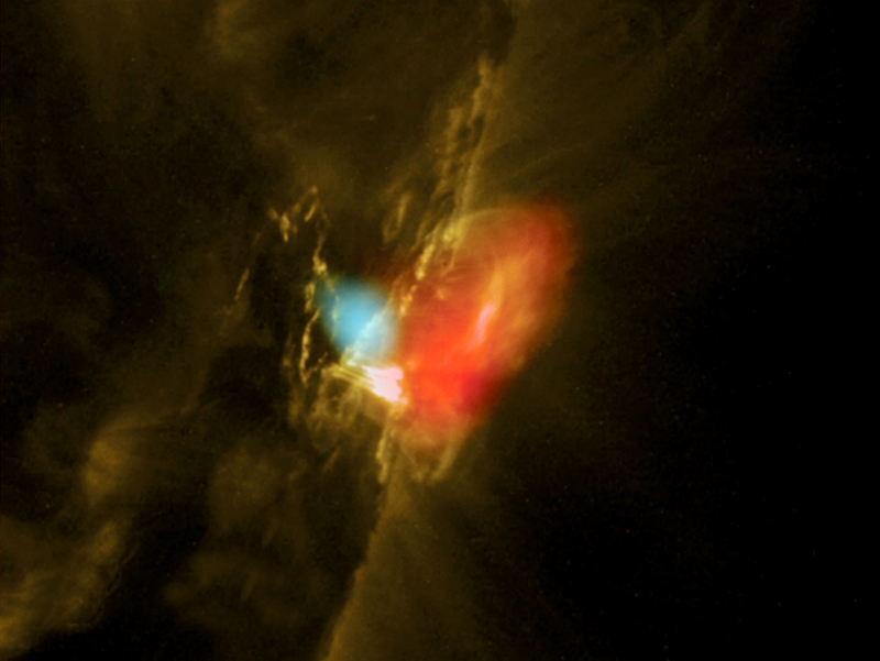 Image of a solar flare