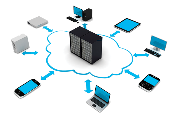 Diagram of cloud computing