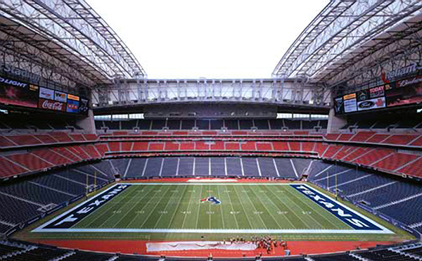 A view from inside Houston’s Reliant Stadium