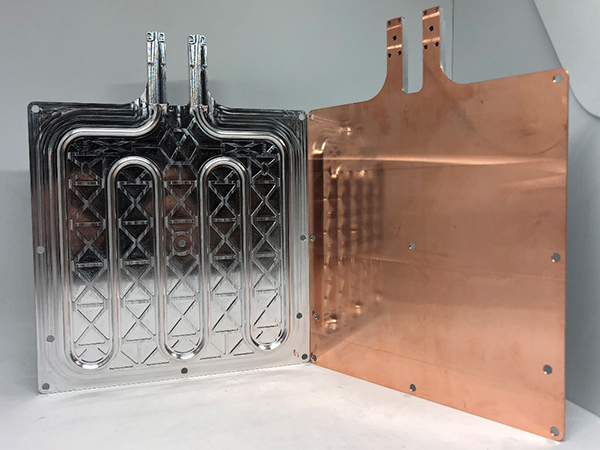 3D-printed radiator for a CubeSat