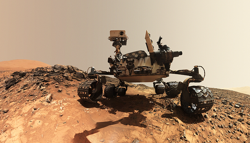 NASA's Curiosity rover on Mars