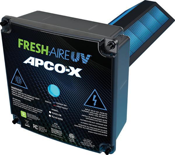 Fresh-Aire UV’s APCO-X, designed for installation in air vents