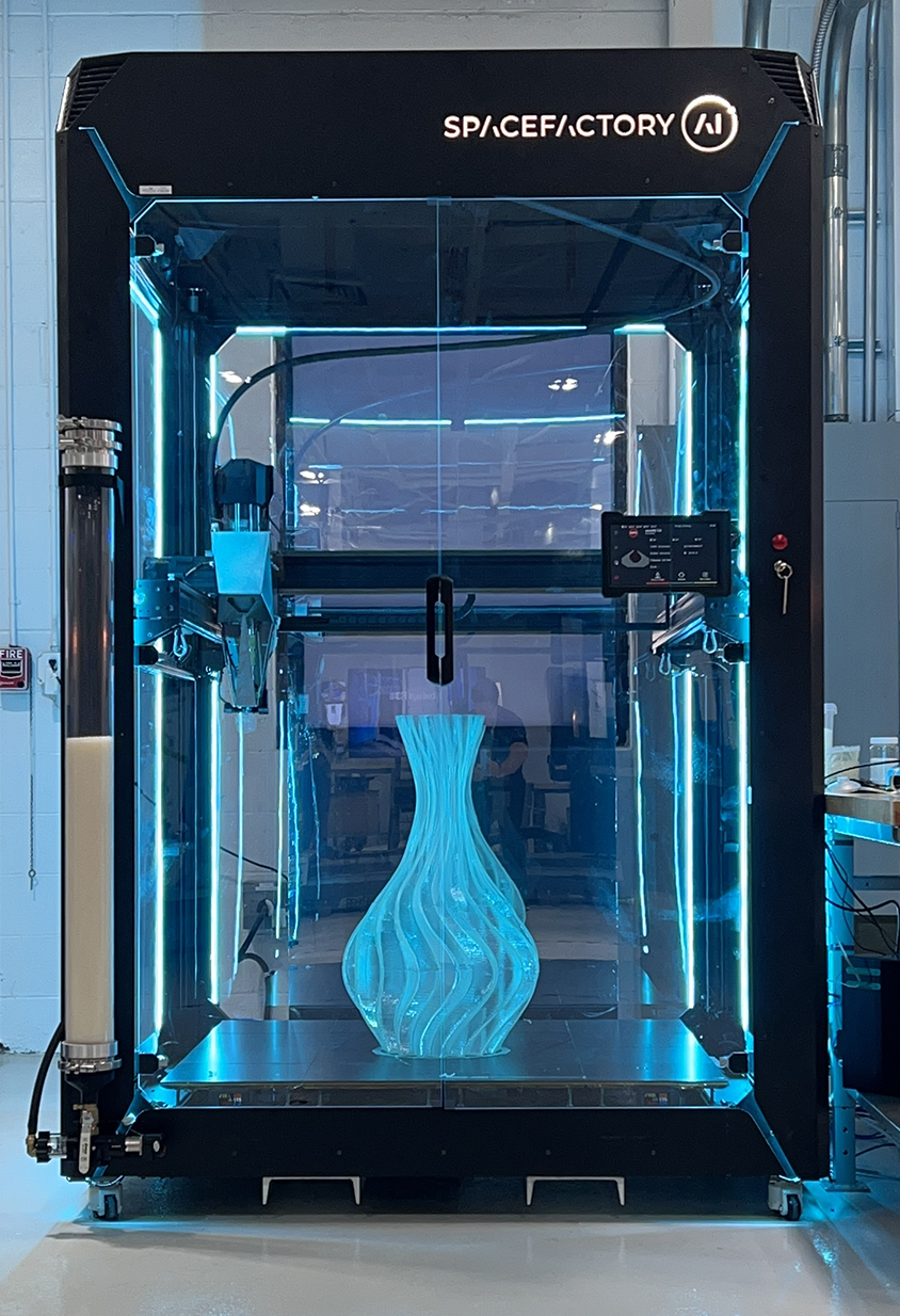 AI SpaceFactory’s Starforge, a large-format 3D printer