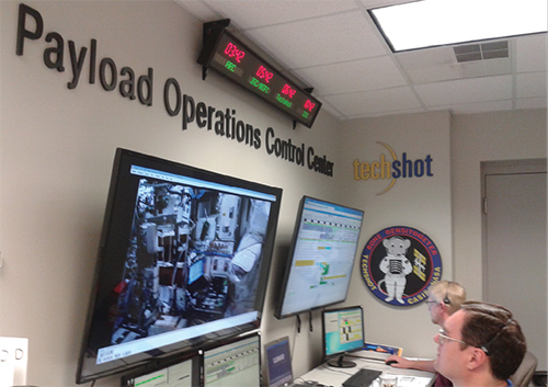 Techshot mission control room