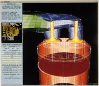 computer-generated grid is used for engineering analysis