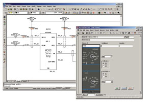 Data are displayed in a graphical format using database forms