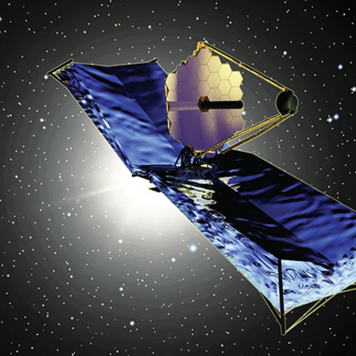 Artist’s rendering of the James Webb Space Telescope