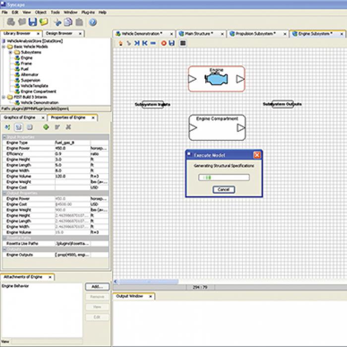 Screen shot of EDAstar software