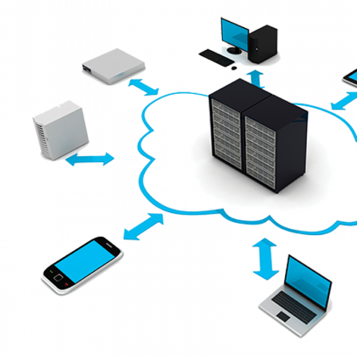 Diagram of cloud computing