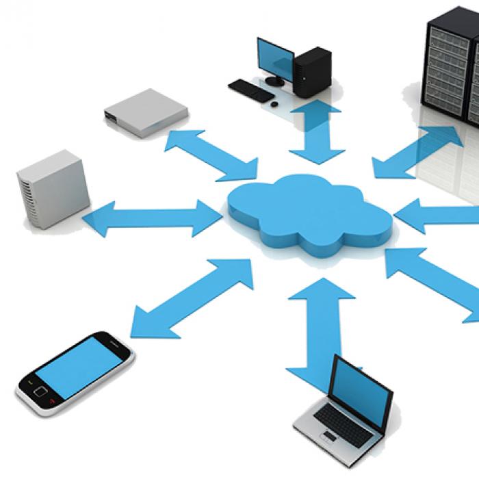 Cloud computing graphic