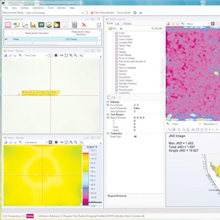 Screenshot of the Spatial Standard Observer measurement features