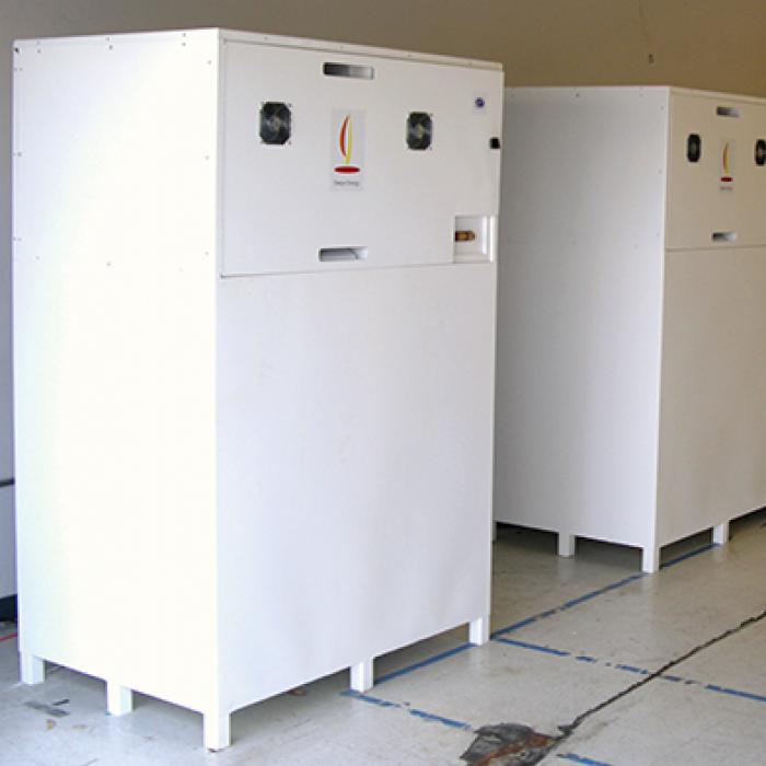 Deeya Energy’s refrigerator-sized l-cell battery systems