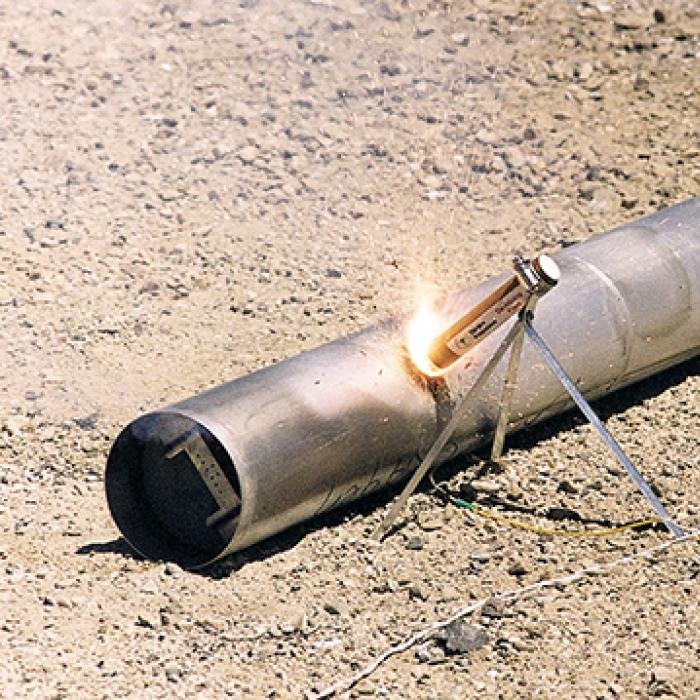 Thiokol Propulsion's demining flare