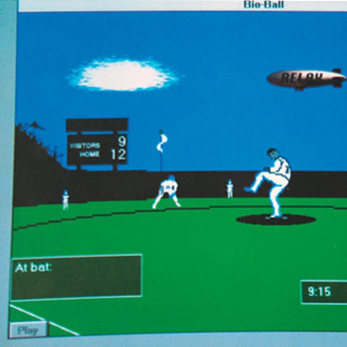 Bio-Ball baseball game screen shot