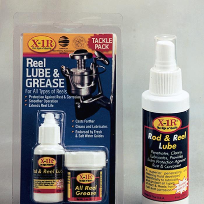 Reel Lube & Grease in large and small sizes and packaging