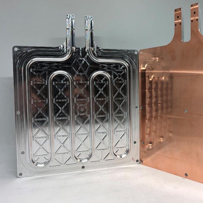 3D-printed radiator for a CubeSat