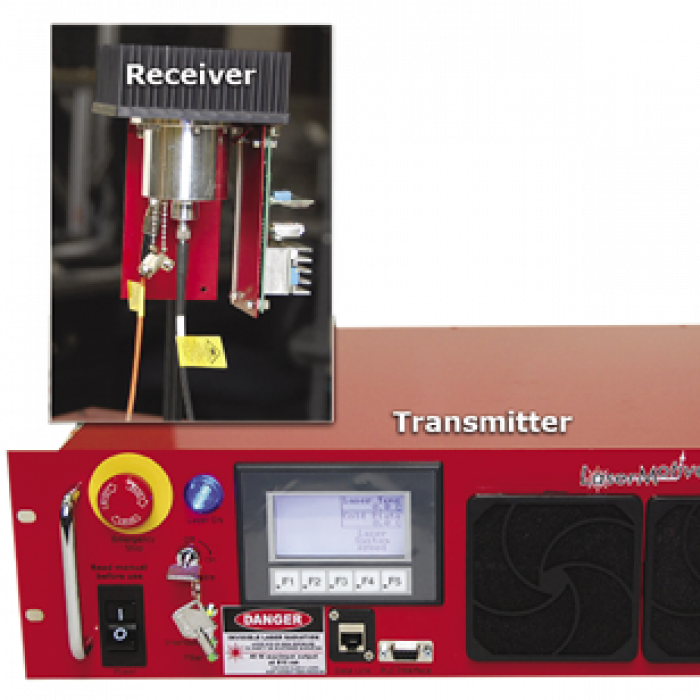 LaserMotive’s Power over Fiber transmission device