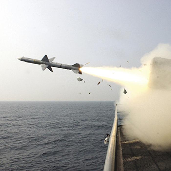 Missile fired by Navy