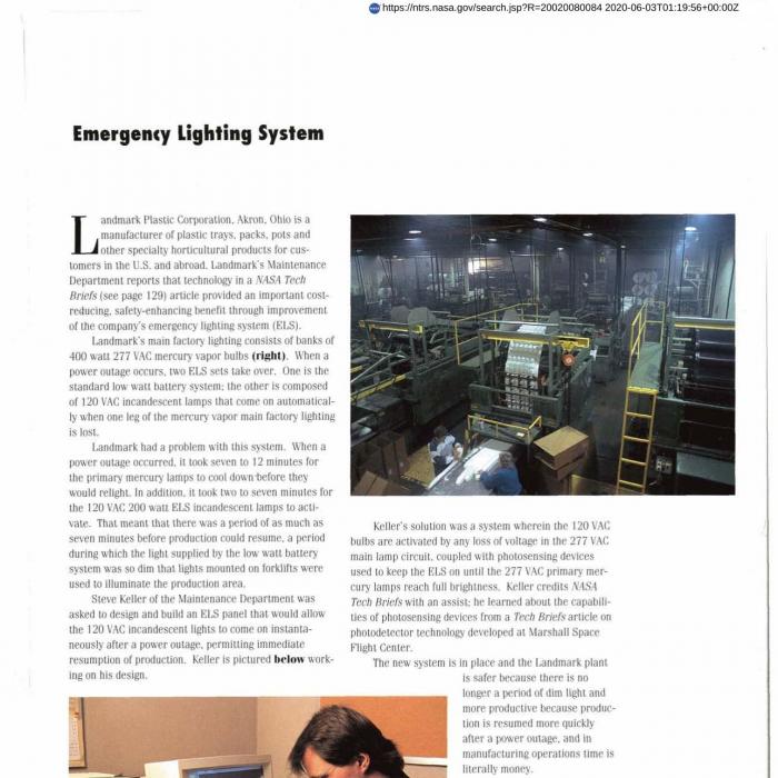 Emergency Lighting System