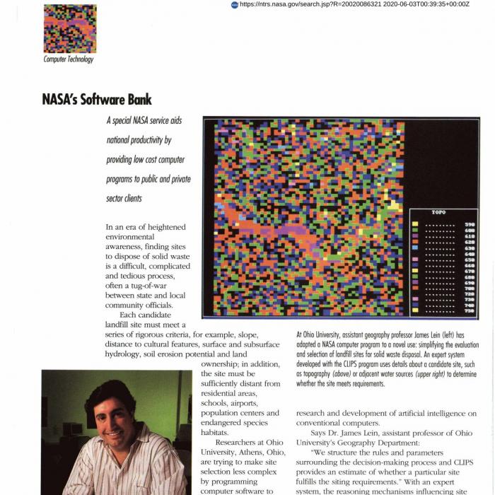 NASA's Software Bank (Heath Tecna Aerospace)