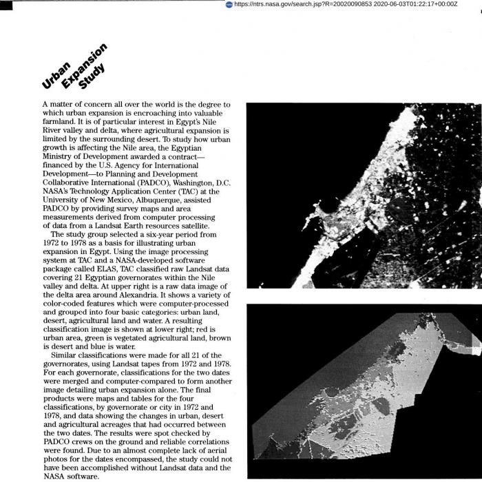 Urban Expansion Study