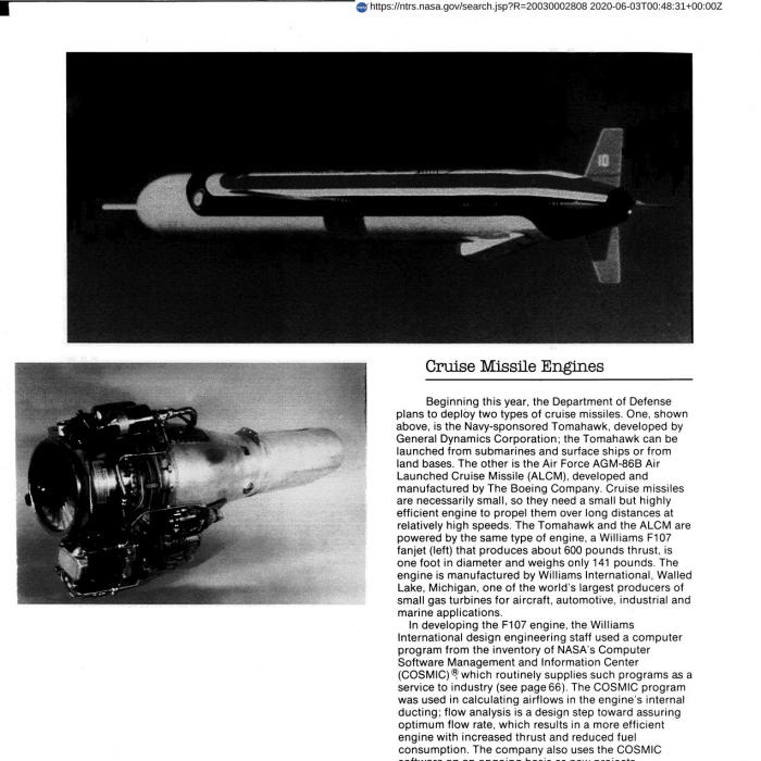 Cruise Missile Engines