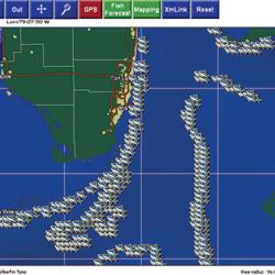 FishBytes screenshot showing fishing spots off Florida’s coast