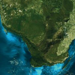 1999 Landsat 7 imagery of the tip of South Florida