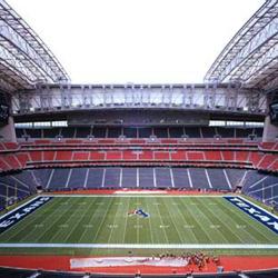 A view from inside Houston’s Reliant Stadium