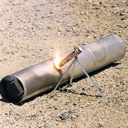 Thiokol Propulsion's demining flare