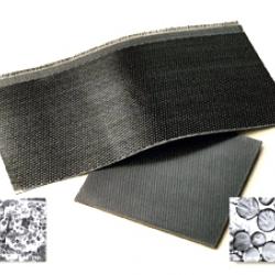 Various materials with ceramic composite coatings