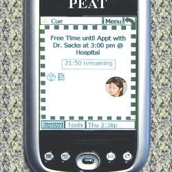 PEAT software in use on a PDA