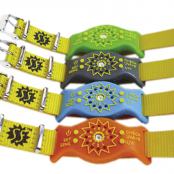 UVA+B SunFriend bands in four colors