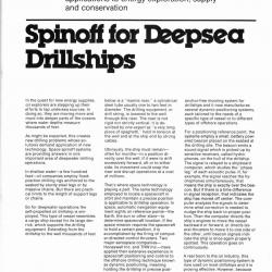 Spinoff for Deepsea Drillships