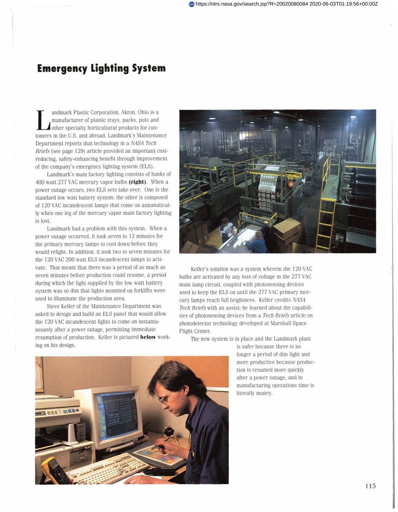 Emergency Lighting System