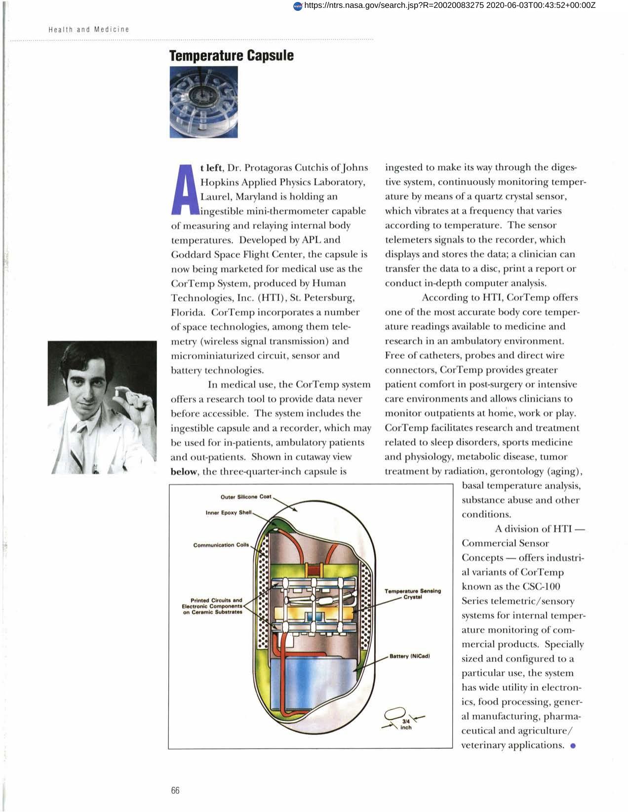 Temperature Capsule