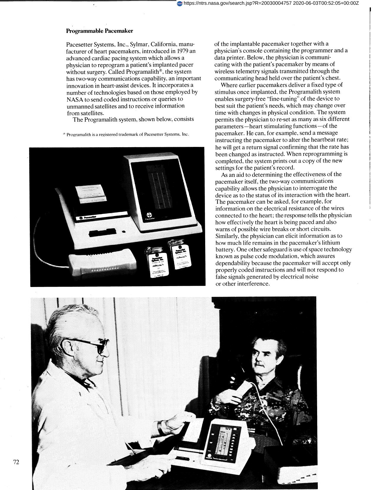 Programmable Pacemaker