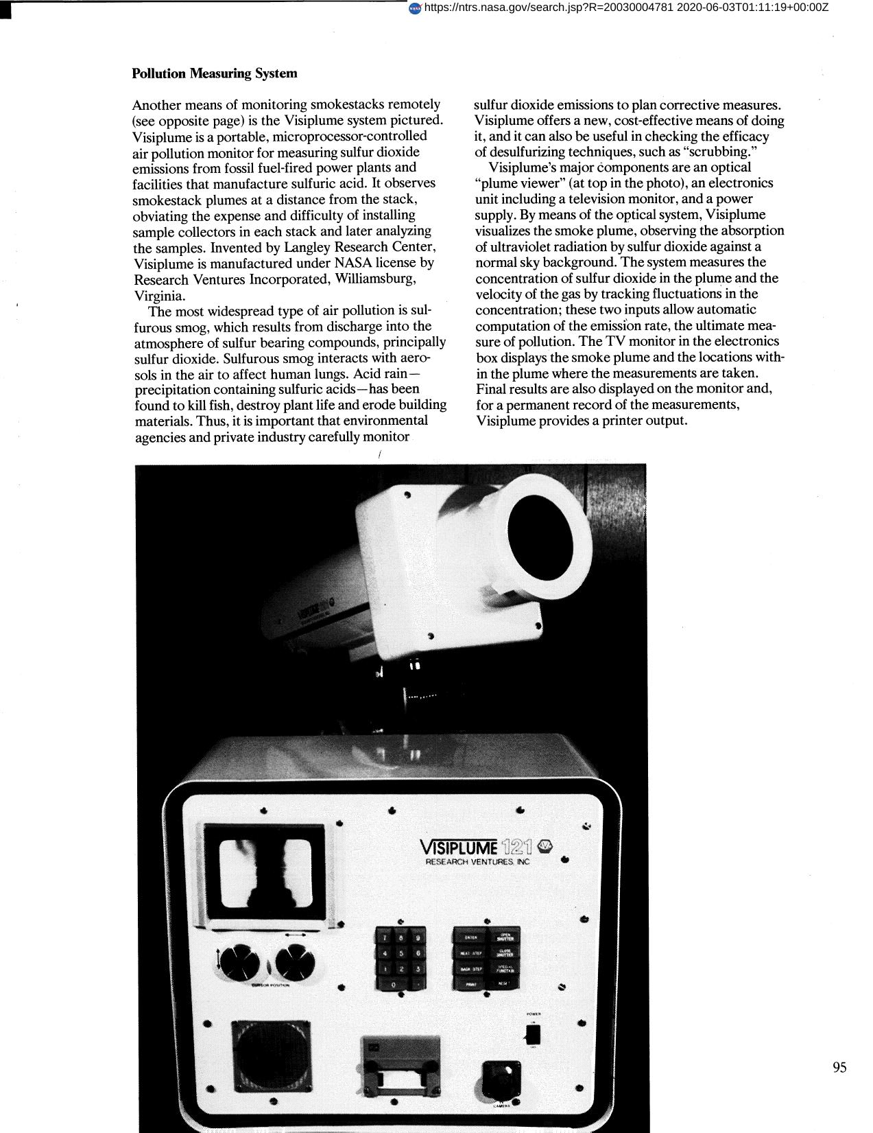 Pollution Measuring System