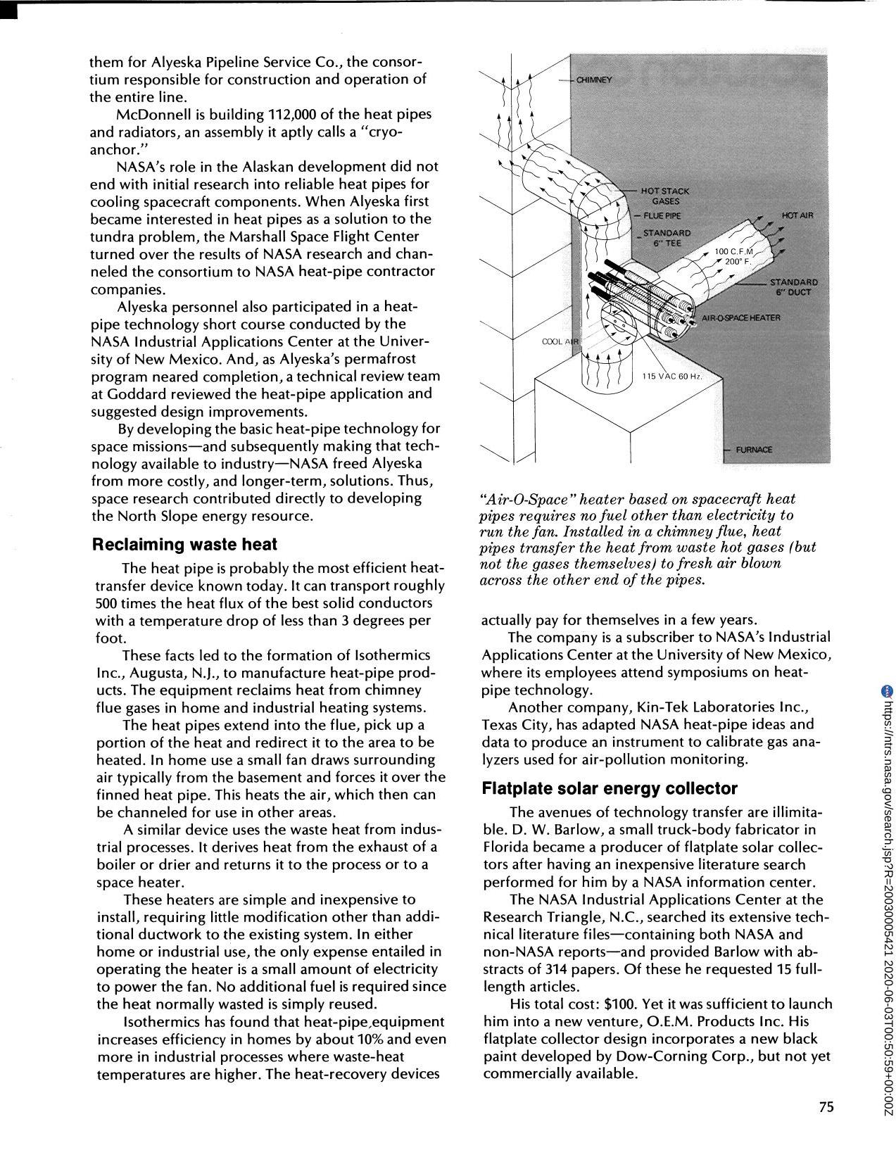 Flatplate Solar Energy Collector